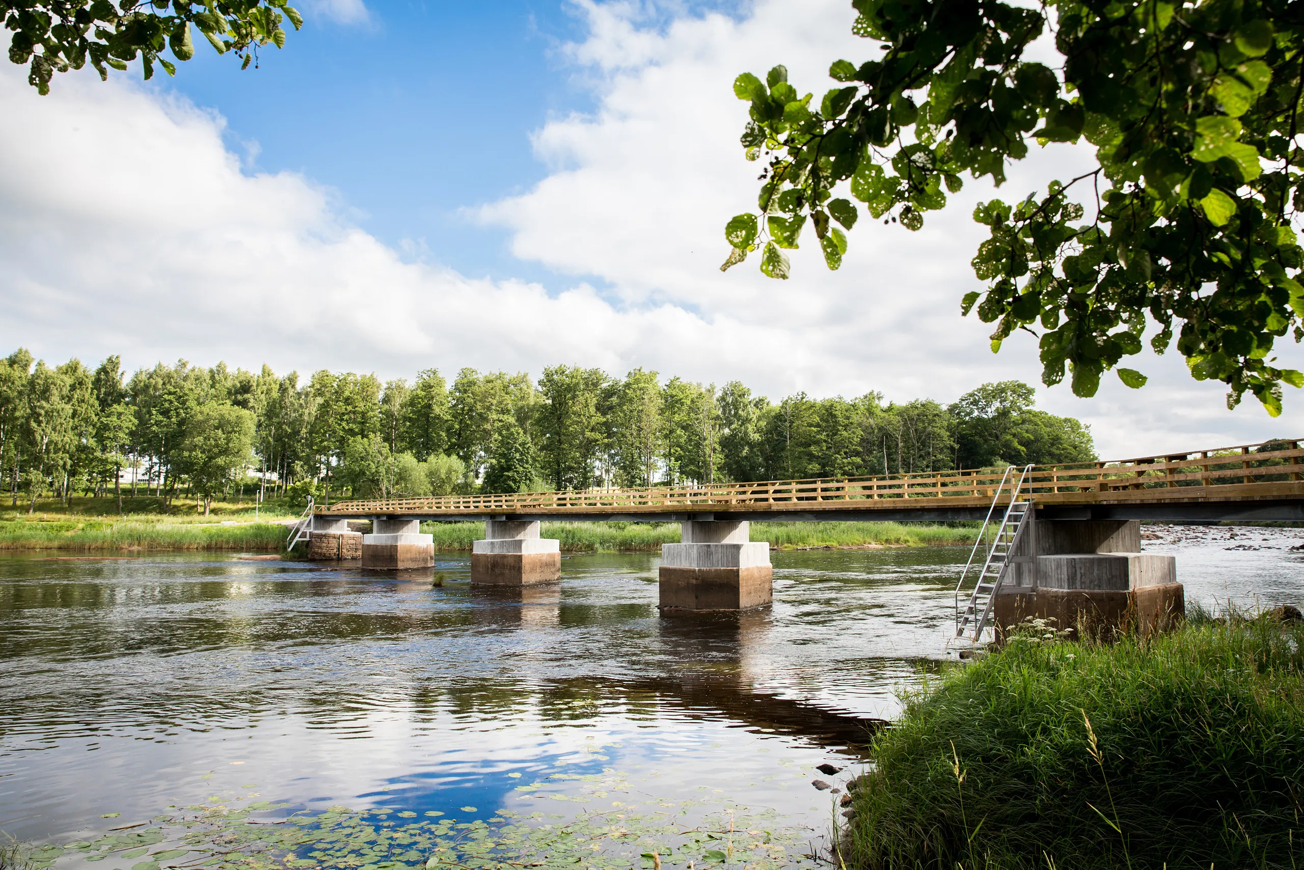 Laxbron över Ätran.