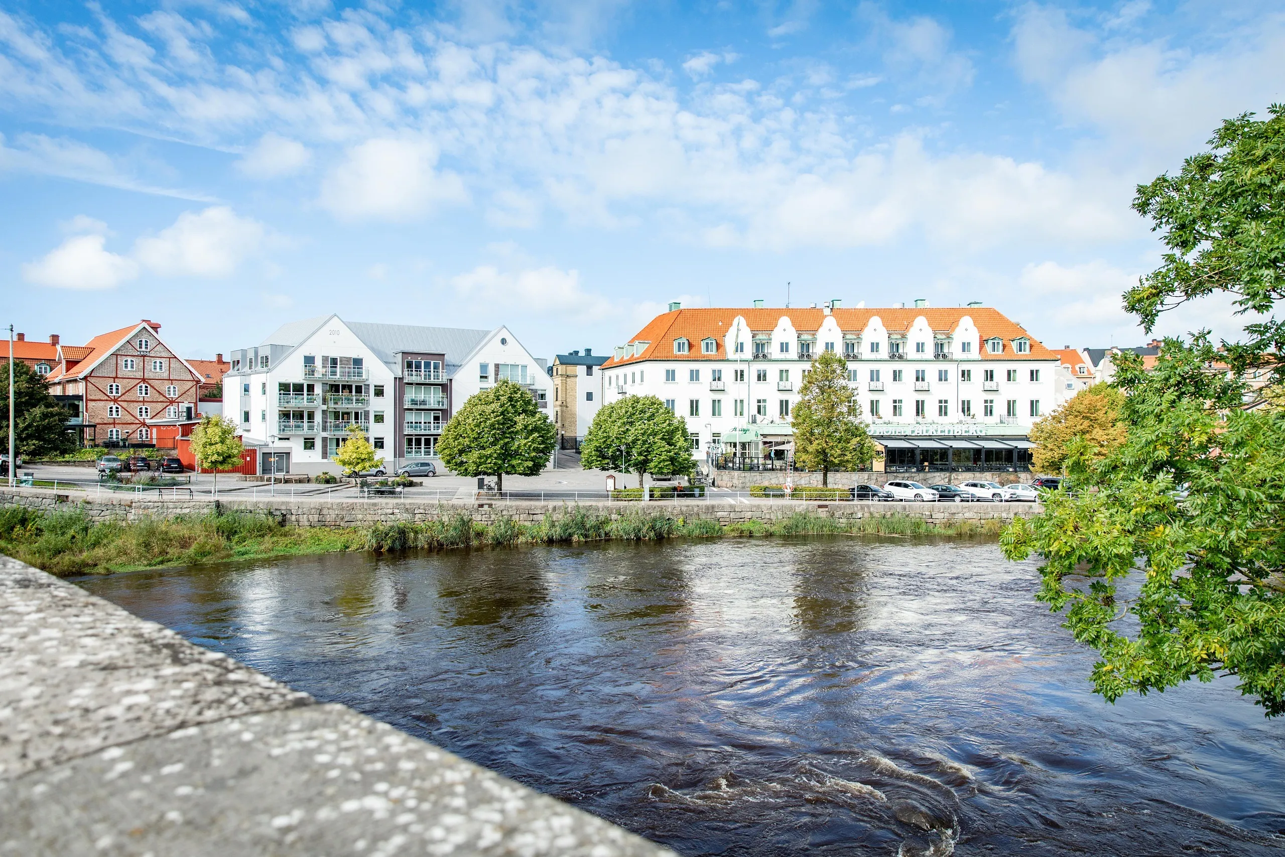 Vy över Grand Hotel Falkenberg